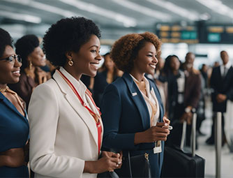 Accueil à l'Aéroport